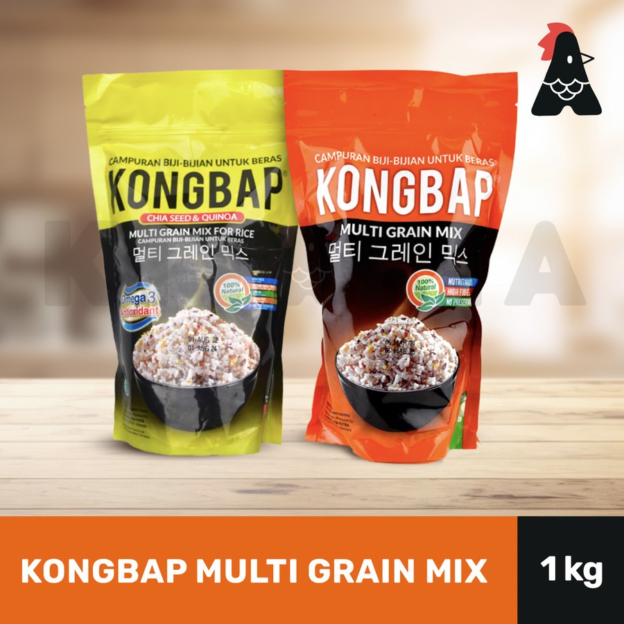 

KongBap MultiGrain Mix Beras Organik - 1KG | Natural Super Food