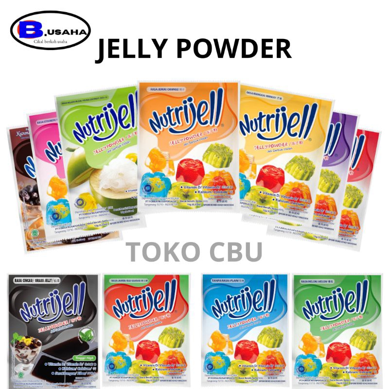 

Nutrijel jelly eko rasa buah aneka rasa 1 box isi 12pcs