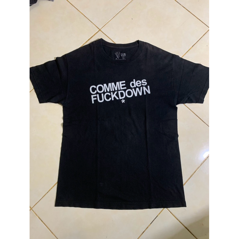 T-SHIRT COMME des FUCKDOWN MADE IN U.S.A