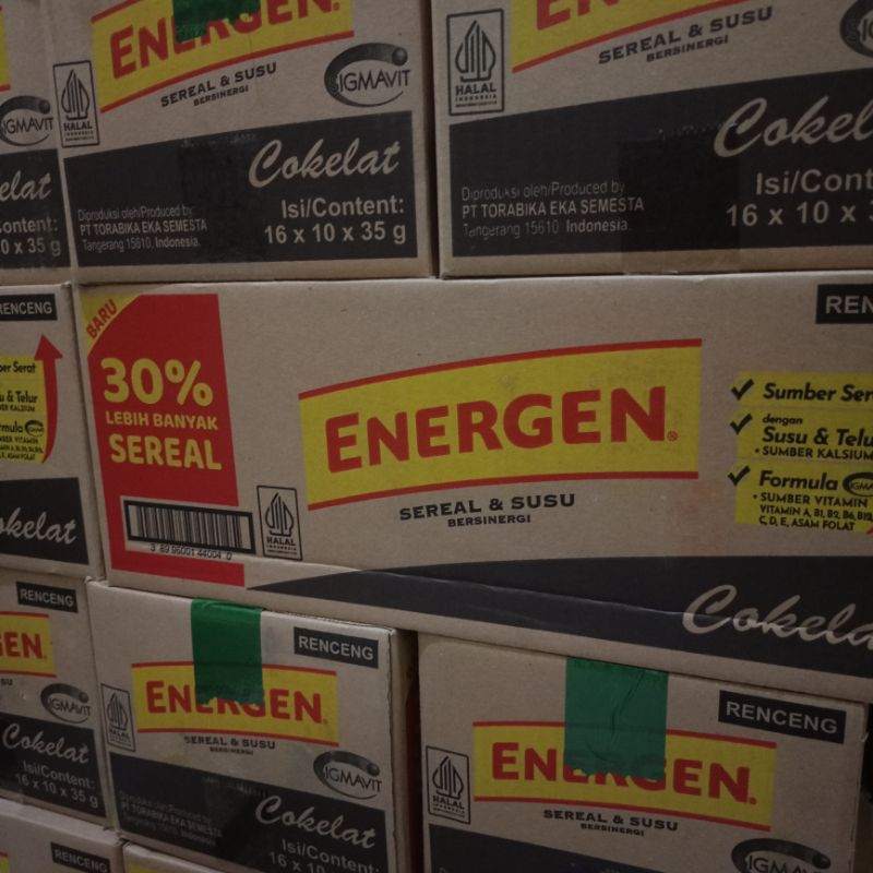 

Energen Sereal Rasa Coklat Vanila Jahe Kacang Hijau Grosir