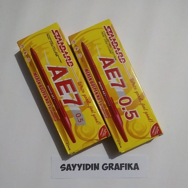 

Bulpen Bolpen Standard AE7 warna merah