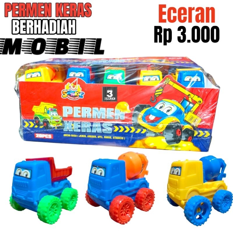 

[ PROMO ] PERMEN BERHADIAH MAINAN 1 PAK ISI 20