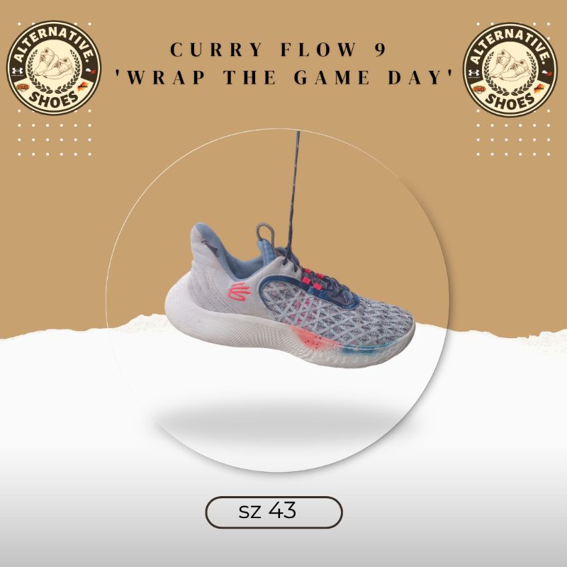 Sepatu basket second | curry 9 flow 'wrap the game day'