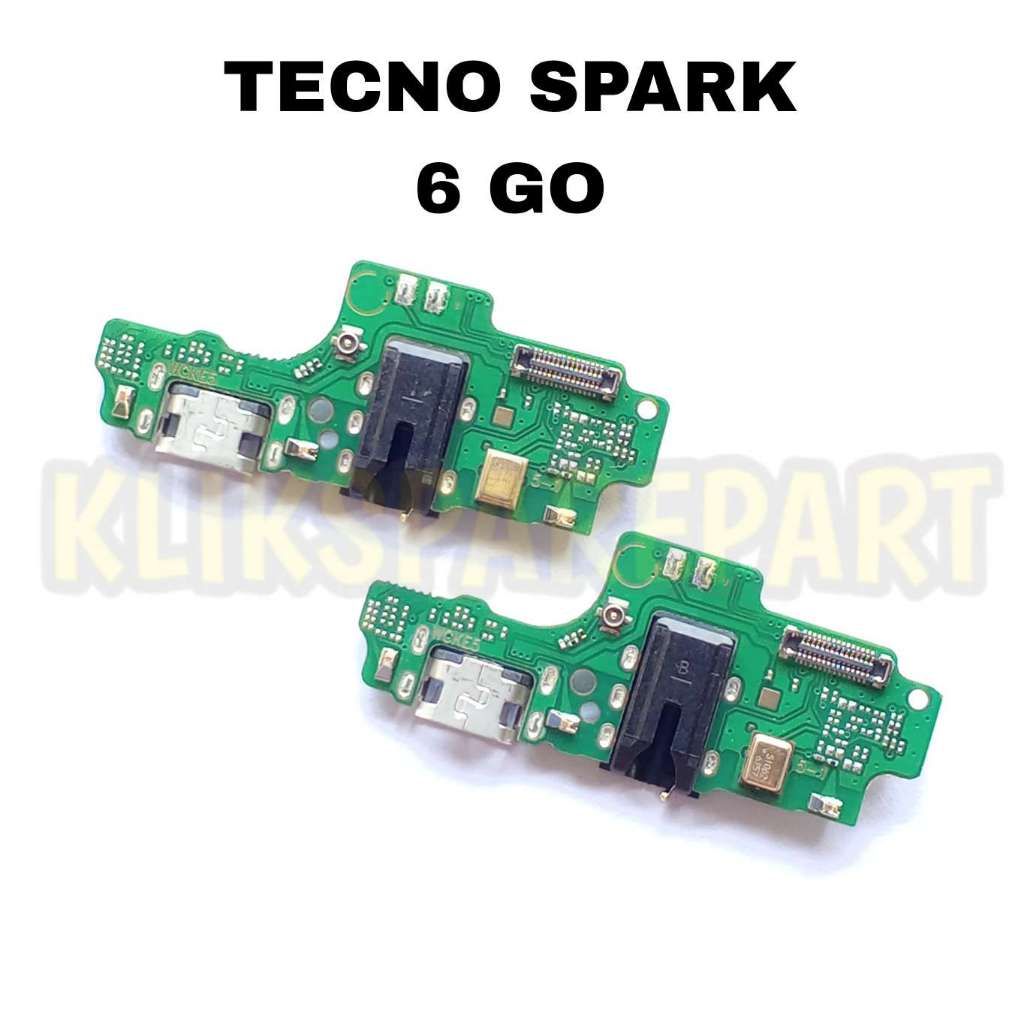 Tecno Spark 6 Go Konektor Charger Papan Cas Pcb Board Usb