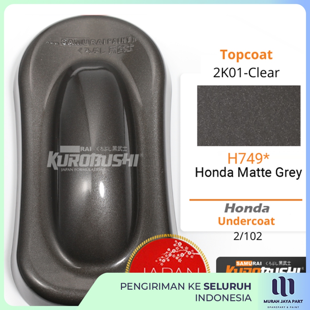 ABU-ABU MATTE H749 MATTE GREY HONDA SAMURAI PAINT