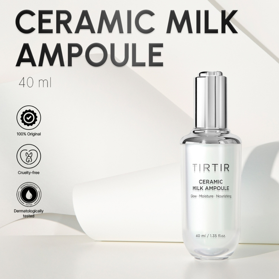 TIRTIR Ceramic Milk Ampoule 40ml | TIRTIR