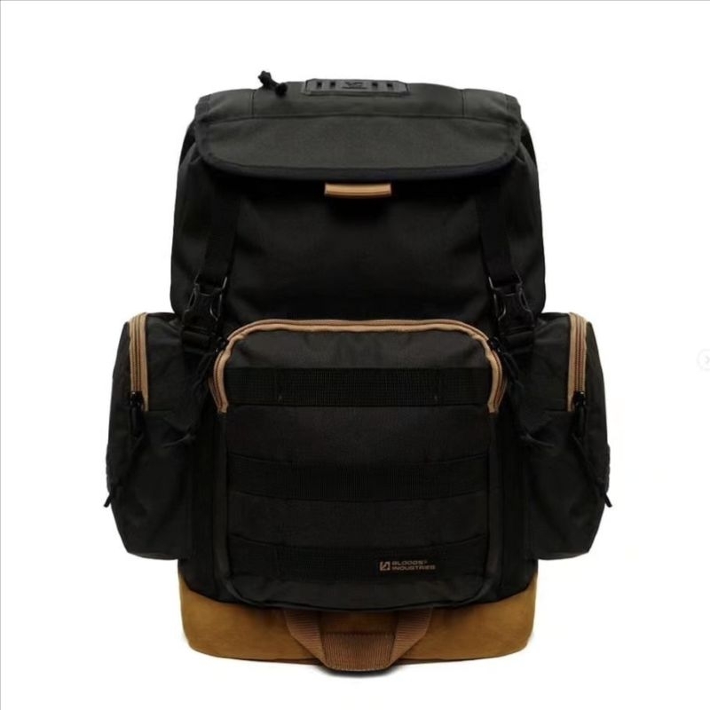 TAS RANSEL LAPTOP BLOODS JUNJI BLACK ORIGINAL.
