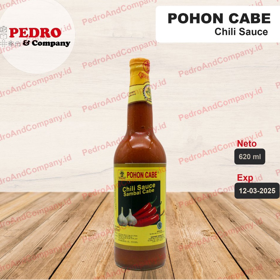 

Hanya disini Pohon Cabe Chili sauce sambal cabe 62 ml botol besar