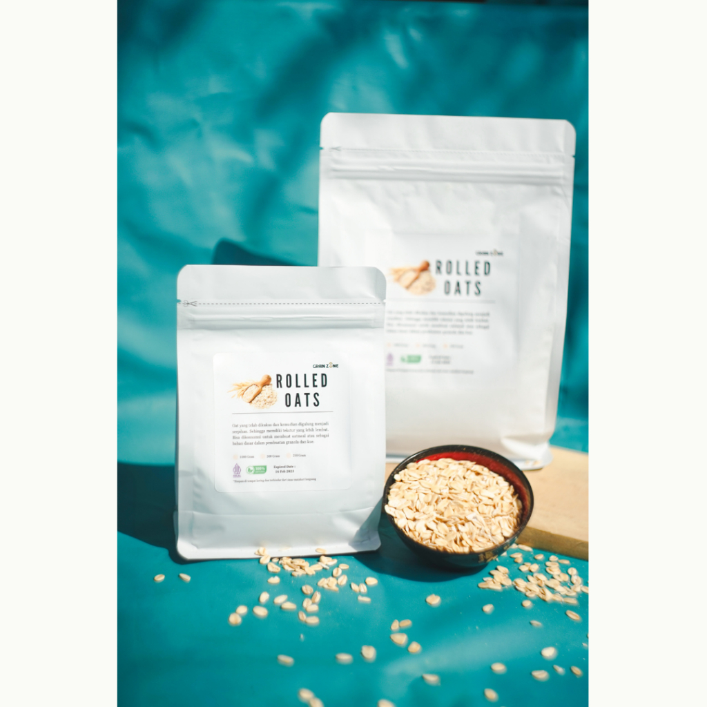 

GRAIN ZONE - ROLLED OAT 500 GR | GANDUM UTUH 500 GR