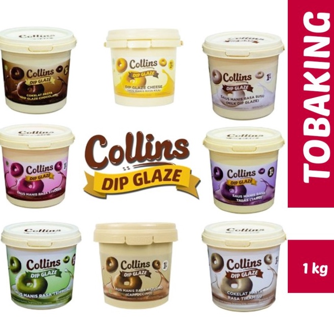 

Super Hits Collins Dip Glaze 1 kg Choco Crunchy Topping Kue Donut Pisang