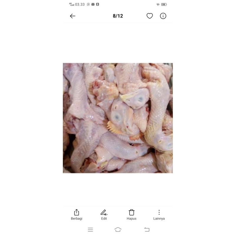 

kapala ayam ceker ayam 1000an