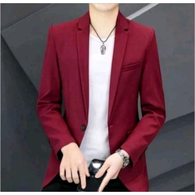 jas blazer pria casual/blazer pria slim fit/jas formal