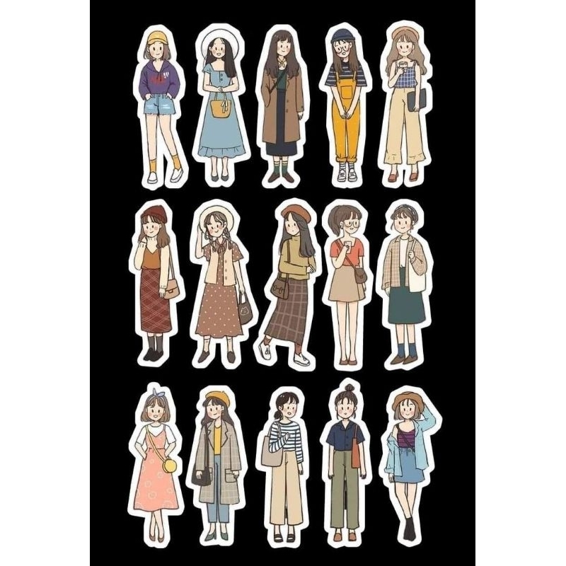 

STIKER AESTHETIC-VINTAGE-CUTE