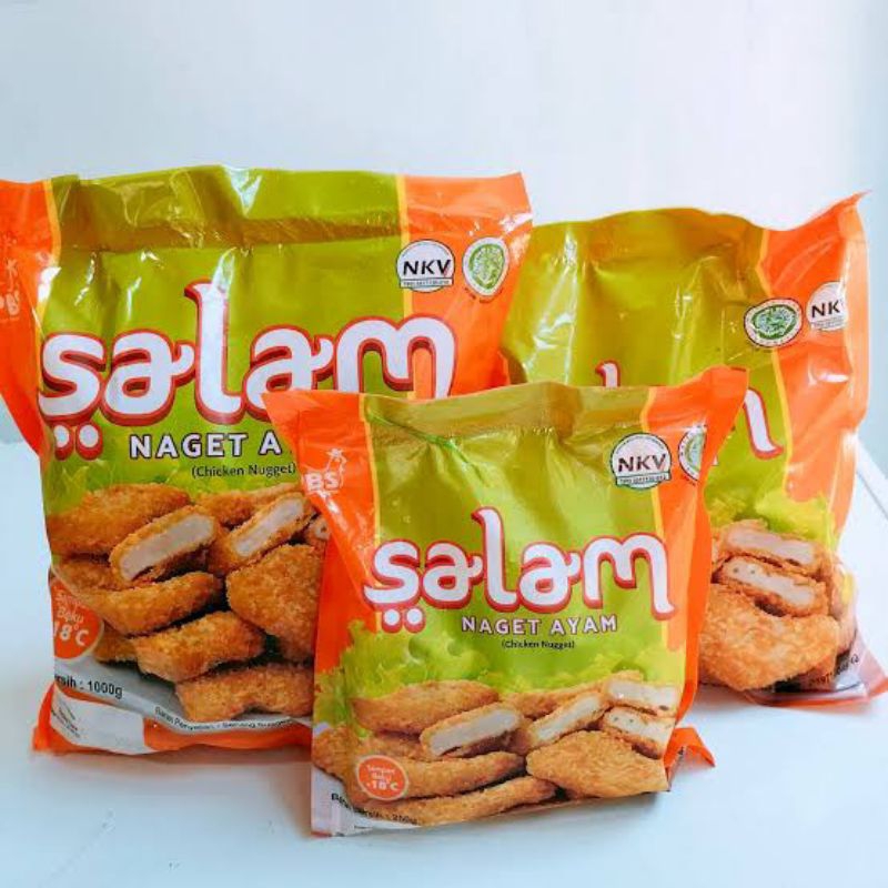 

Salam nugget 250gr @14.000 500gr @20.500 1kg @36.500