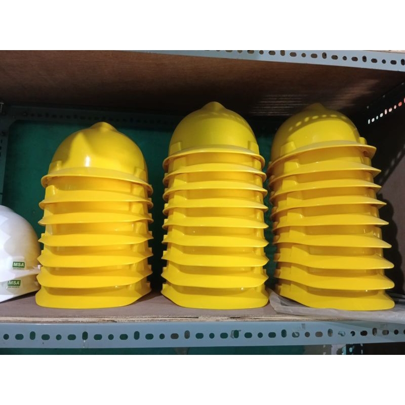 helm saftey MSA USA kuning original