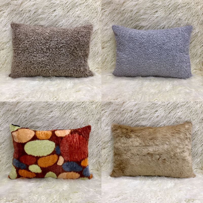 BANTAL SEGI PANJANG BAHAN BULU PREMIUM QUALITY//BANTAL TANGGUNG BULU//BANTAL SOFA//BANTAL KURSI//BAN