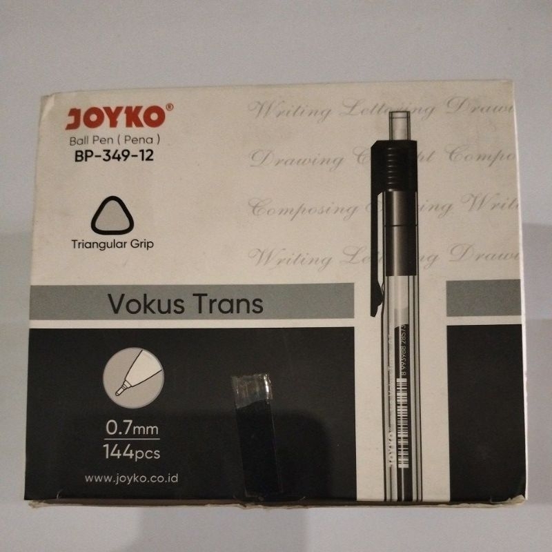 

Pulpen vokus trans BP-349 0.7mm Joyko(isi 12pcs)