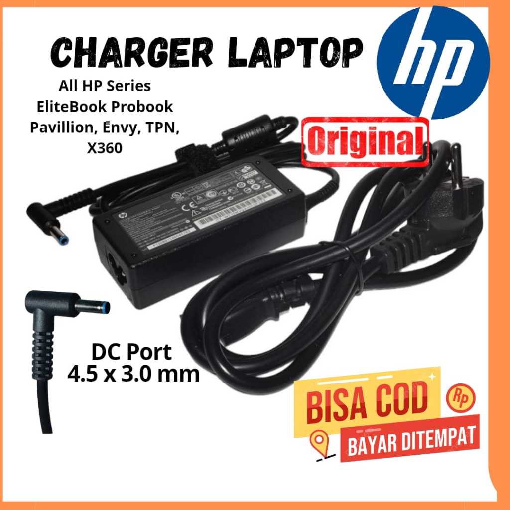 ORIGINAL For All HP 14&14S Charger Laptop HP Pavillion TPN X360 Elitebook ProBook Chromebook