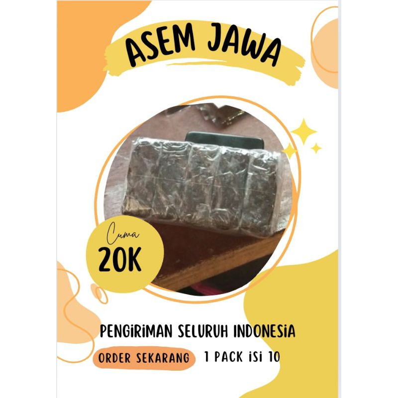 

asem Jawa 1kg isi 10 biji (1 biji 1ons)