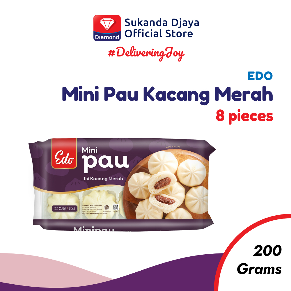 

Edo Mini Pau Kacang Merah 200 Gr