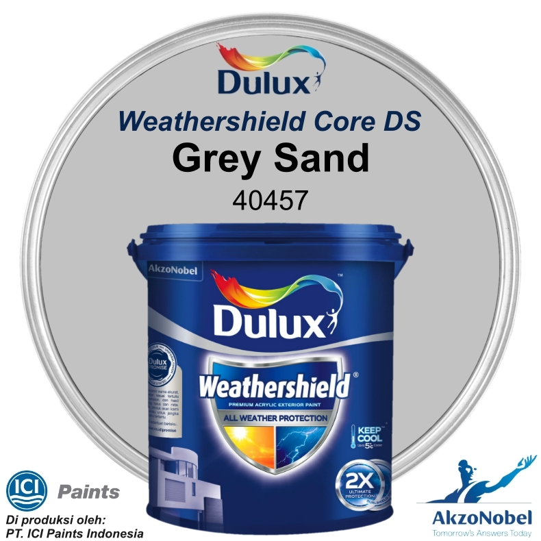 CAT DULUX WEATHERSHIELD 2.5 LT - GREY SAND 40457