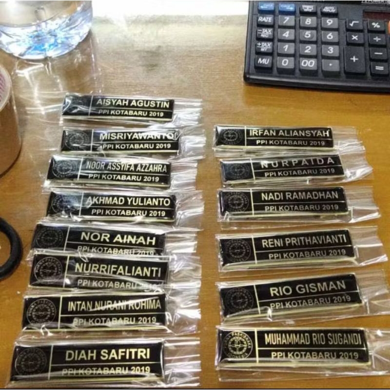 

Papan Nama Logo PPI Kuningan | Nama Dada Purna Paskibraka Indonesia | Name Tag PPI