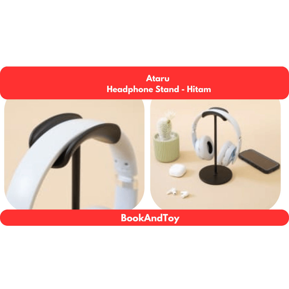 Ataru Headphone Stand - Hitam