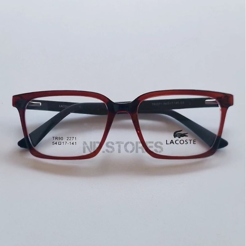 Frame Kacamata Pria Gaya Casual Formal Warna Coklat Sudah Engsel Per Nyaman Dan Kesan Maskulin NP.ST
