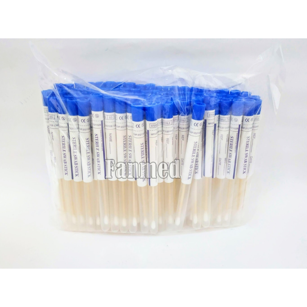 Stick Cotton Sterile Swab VTM Viral Transport Medium Virus Corona