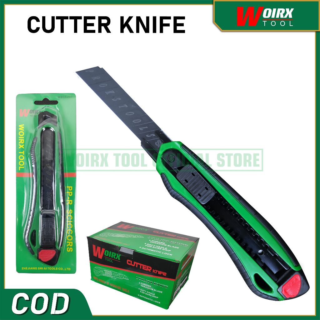 

WOIRX TOOL Cutter Pisau Knife Cutter Besar SK5 Tajam