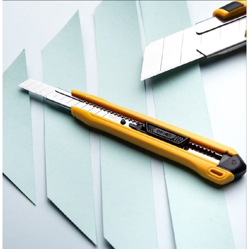 

Deli Utility Knife / Cutter Pisau SK4 Auto-Lock EDL009B