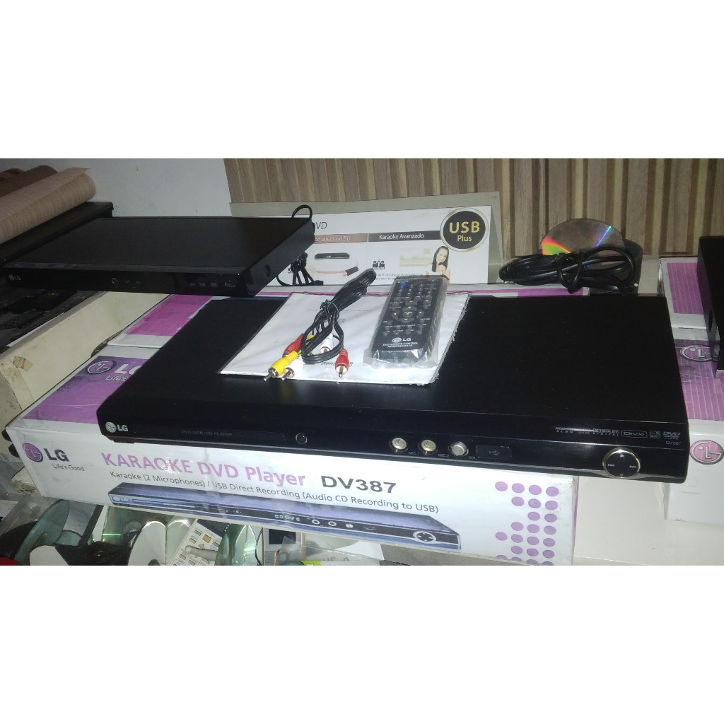 DVD PLAYER MERK LG SERIES 3 DAN 5 KARAOKE EX Display Pameran Dijamin Bagus Nyala semua Fitur 100%