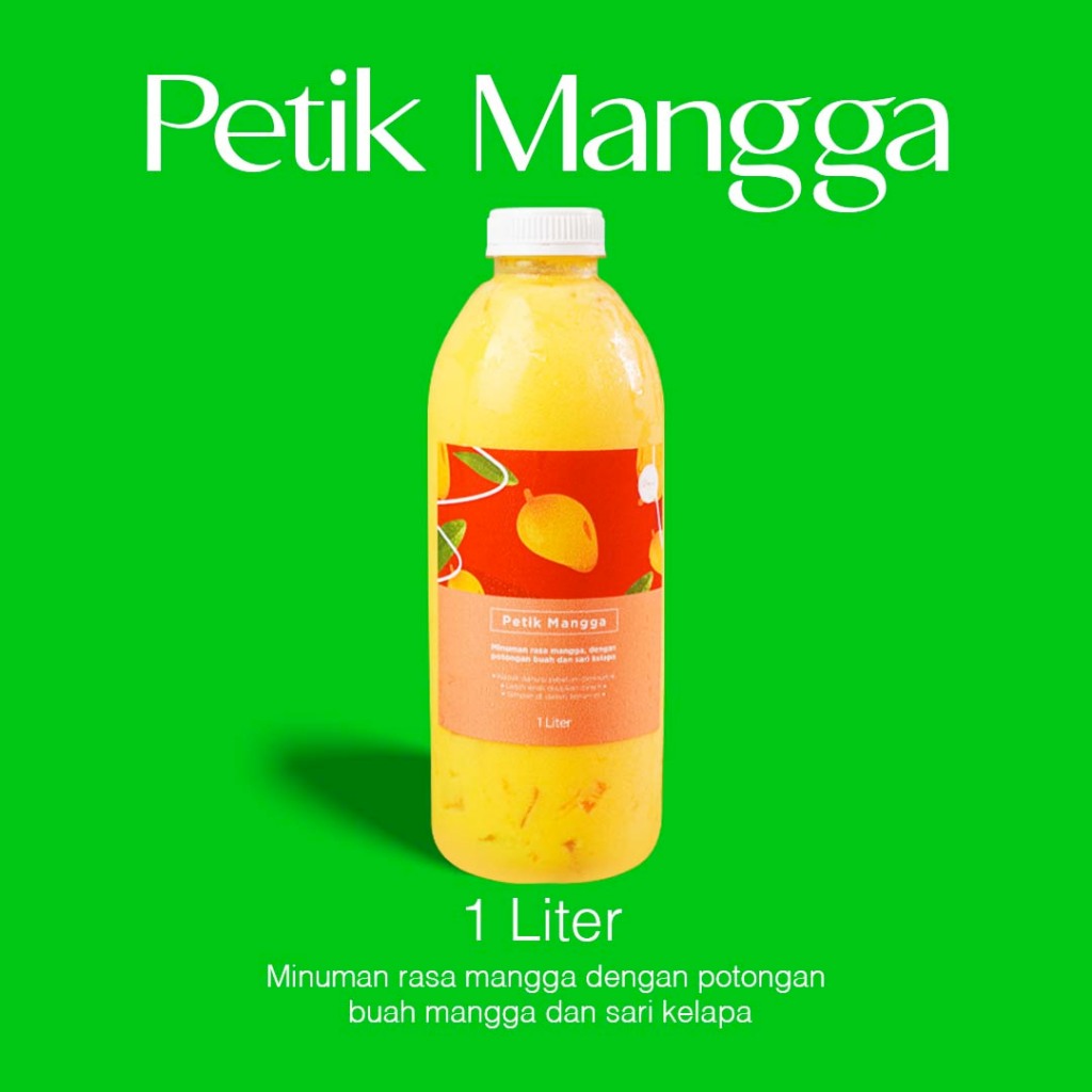 

Minuman Botol Petik Mangga Dua Coffee 1 liter