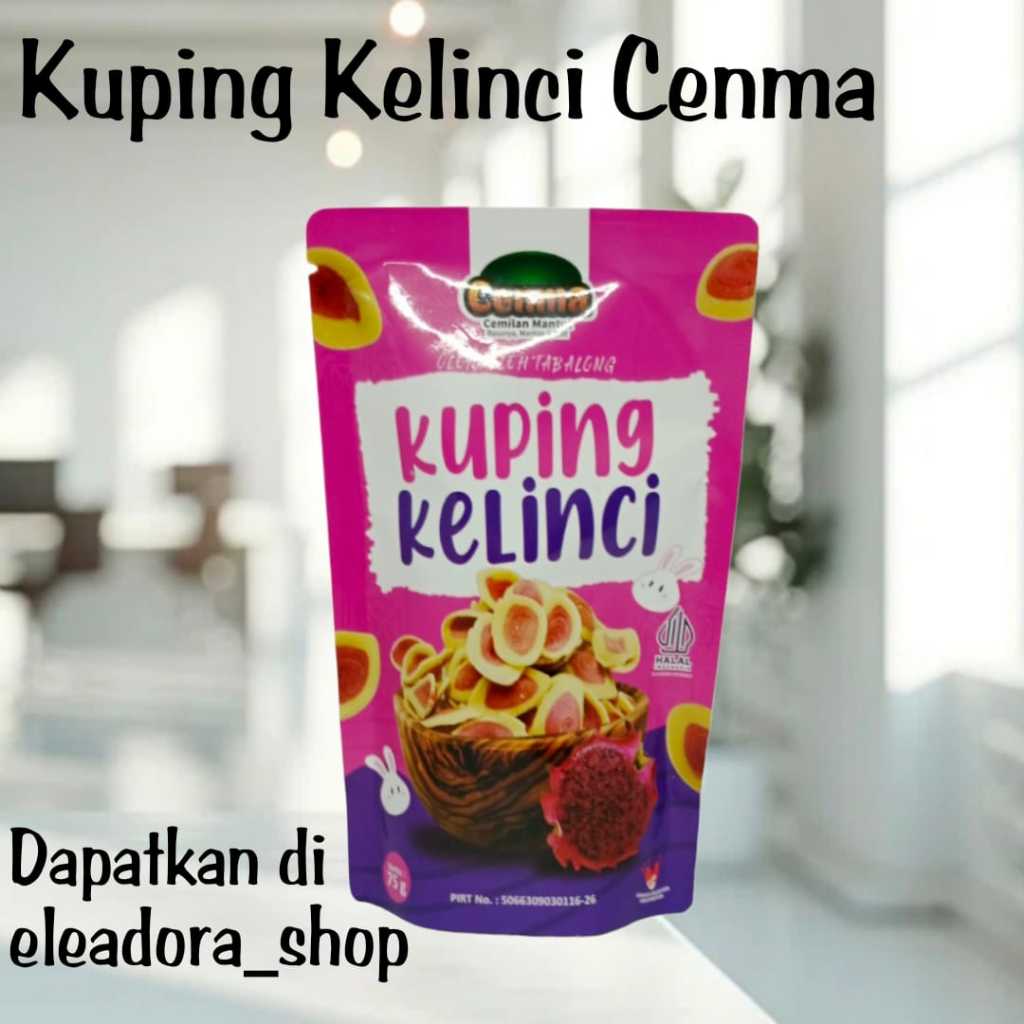 

Snack Kue Kuping Kelinci Merk Cenma - Khas Tabalong Kalimantan Selatan - Kemasan Plastik