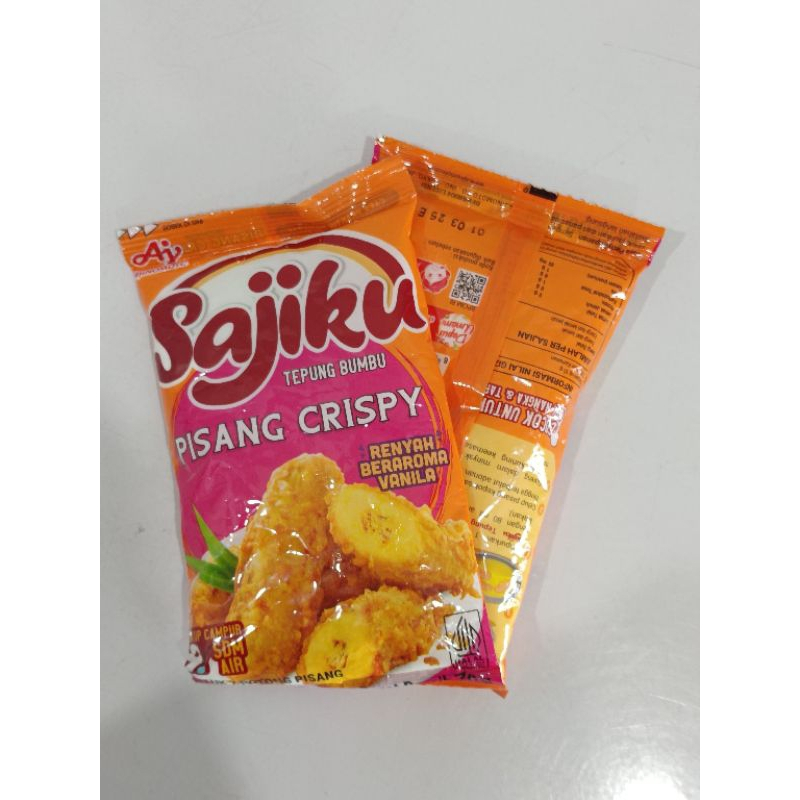 

Sajiku tepung Bumbu Pisang Crispy 70gr (2pcs)