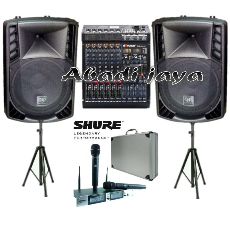 PAKET SOUND SYSTEM CRIMSON KRYPTON KR15 TITAN VALENTINE 6 SH777