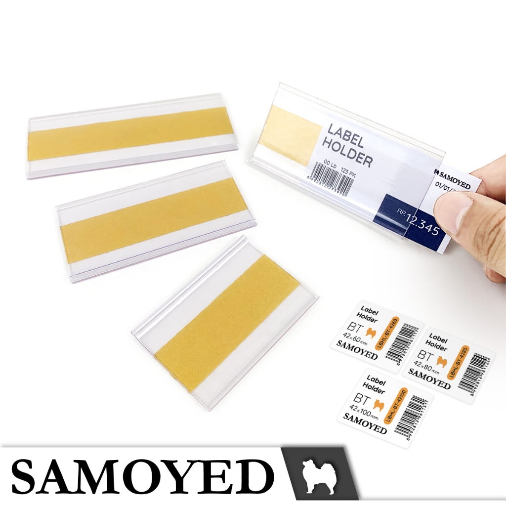 

SAMOYED LBHL-BT Tempat Label Produk / Harga / Shelf Price Tag / Display / Label Holder