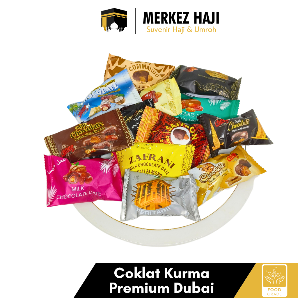 

Bella Belli Coklat Kurma Almond Arab Dubai 1Kg Premium Asli Cokelat Untuk Lebaran Dan Oleh-Oleh Haji