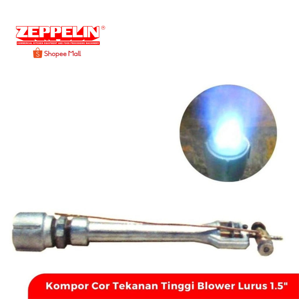 Zeppelin Kompor Cor Tekanan Tinggi Blower Lurus 1.5"