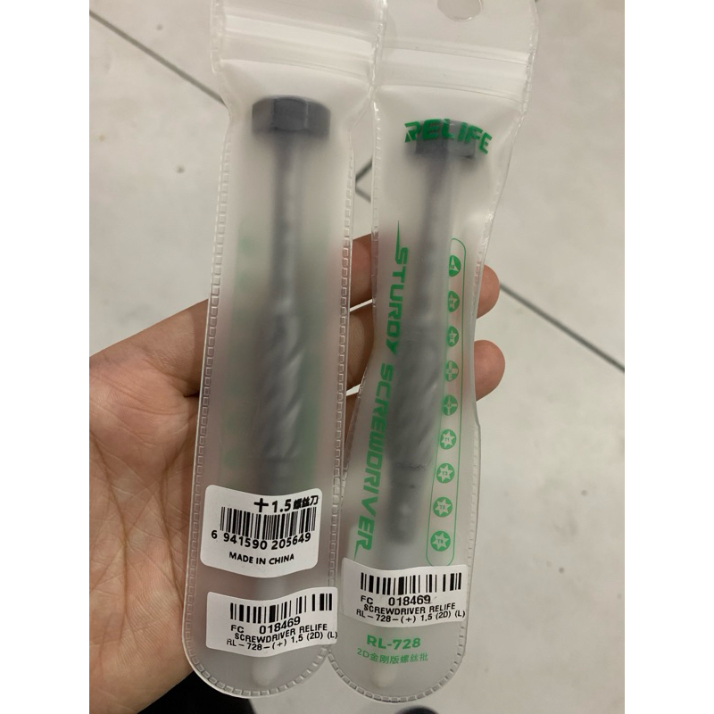 018469 - Alat Service - Screwdriver / Obeng RL-728 (+) 1.5 (2D)