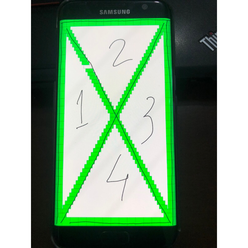 Lcd Samsung S7 Edge Hitam Perfect