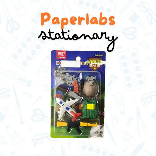 

Qihao Penghapus Pensil Karet Motif Airplane Series/Penghapus Sekolah Anak/Penghapus Motif Airplane