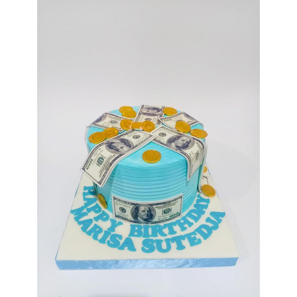 

Kue Ulang Tahun/Birthday Cake/Kue Ultah Tema Dollar/Kue Ultah jakarta