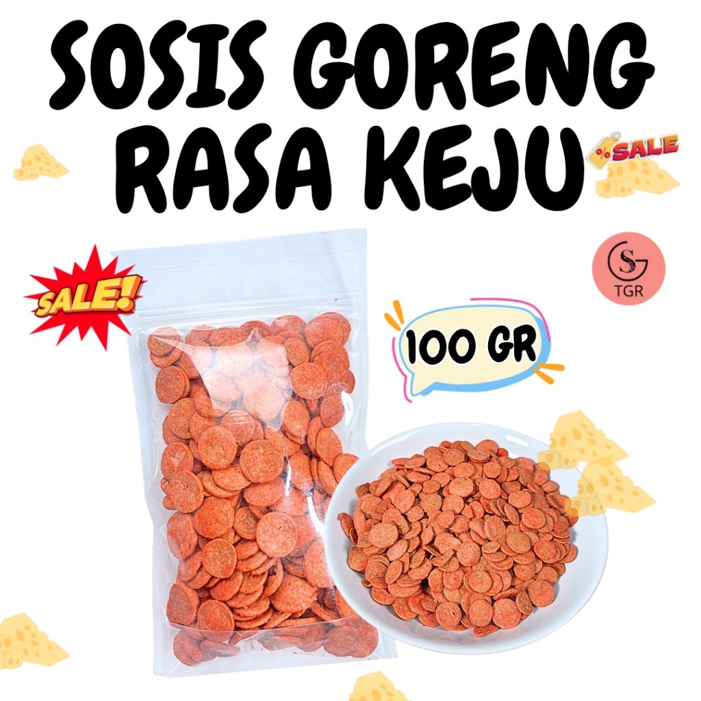 

SOSIS GORENG NEW VARIAN RASA KEJU MANIS - 100GR