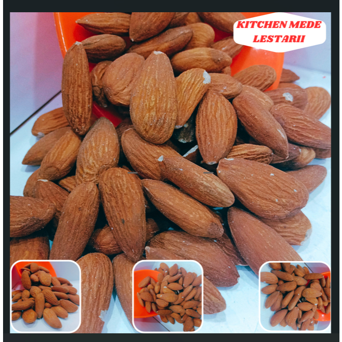

KACANG ALMOND MENTAH 1KG PREMIUM ALMOND