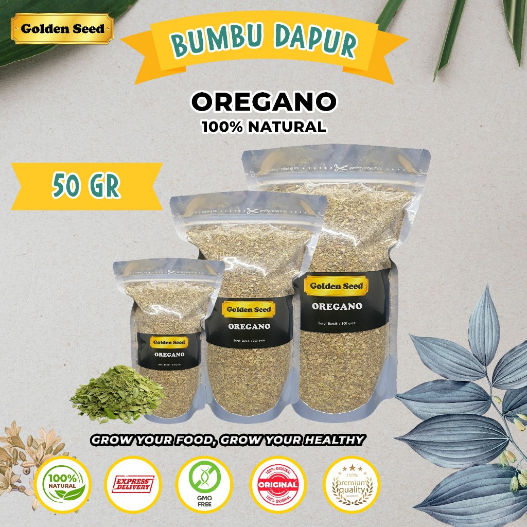 

OREGANO 50 GRAM / DAUN OREGANO KERING 50 GR / DRIED OREGANO GRADE A / DAUN OREGANO PREMIUM / DRIED OREGANO LEAVES