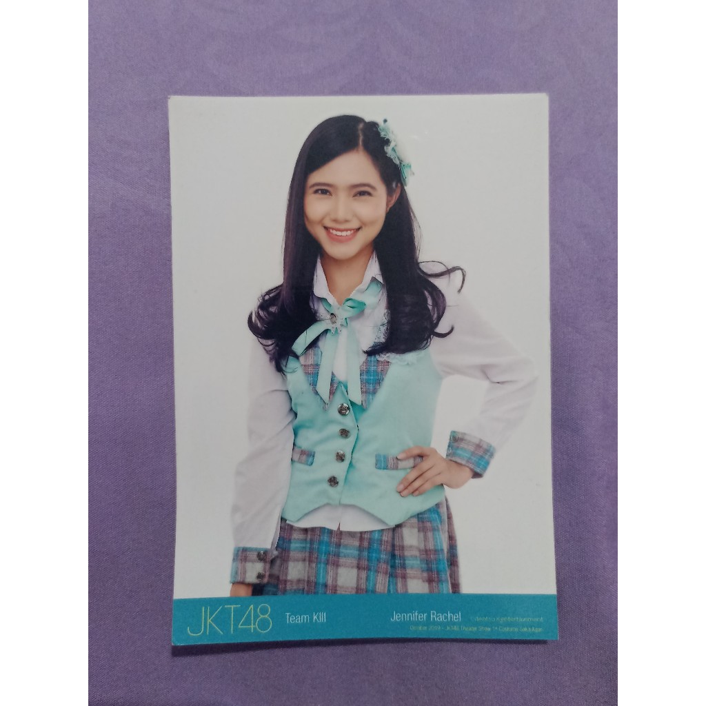 photopack JENNIFER RACHEL JKT48 Theater Show 1st Costume Saka Agari ofc 100%