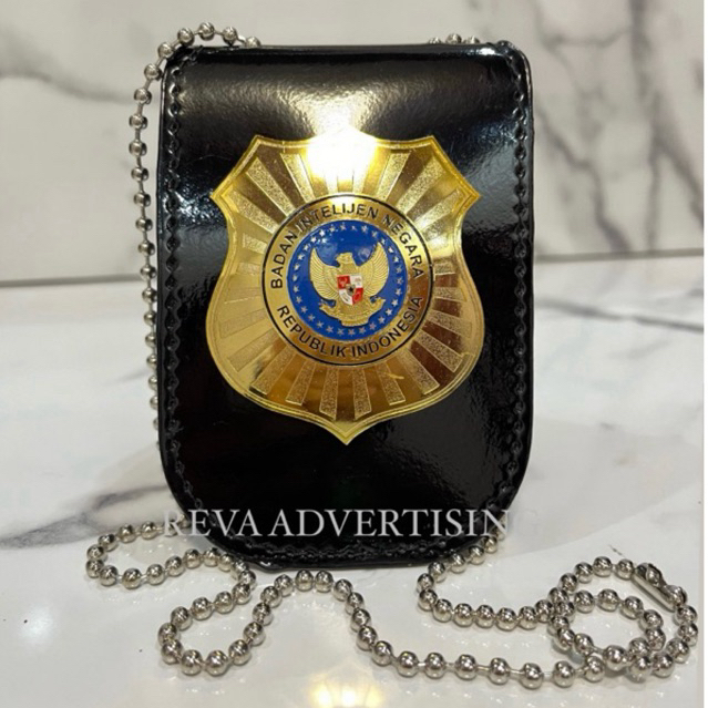 kalung dompet KTA BIN biru (glossy & doff) | BADAN INTELIJEN NEGARA REPUBLIK INDONESIA BIRU