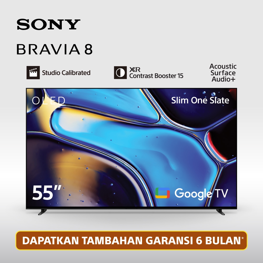 SONY Bravia 8 55 Inch OLED 4K HDR Google TV K-55XR80