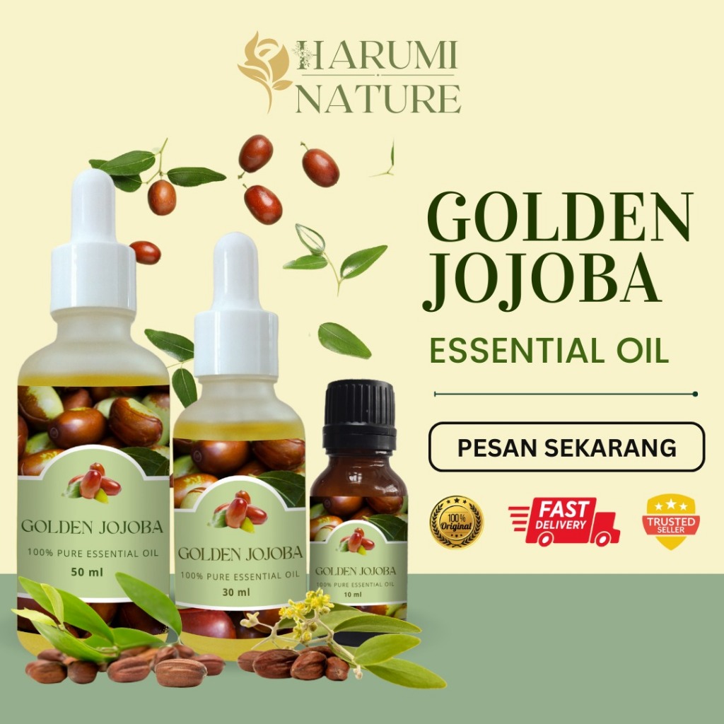 Golden Jojoba Oil Minyak Jojoba Murni Cold Pressed